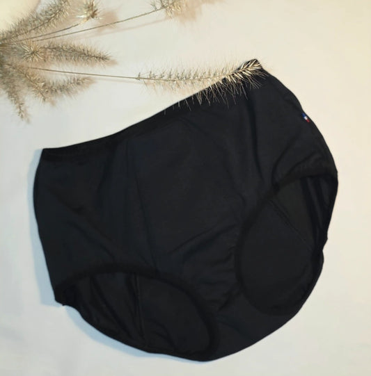 Culotte Menstruelle Clarys Taille Haute - Coton Bio