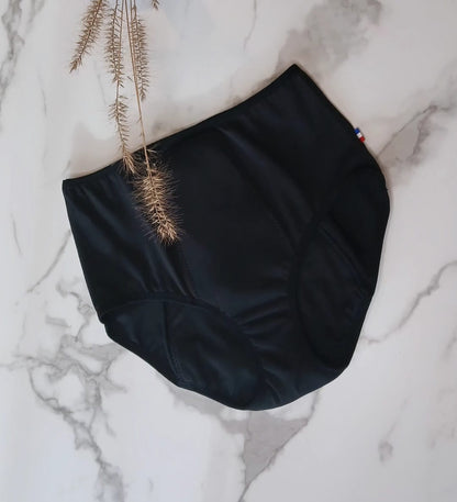 Culotte Menstruelle Clarys Taille Haute - Coton Bio